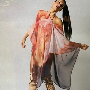 Inca watercolor kaftan